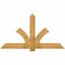 Ekena Millwork Redmond Rough Sawn Timber Gable Bracket, Western Red Cedar, 72"W x 39"H x 6"D x 6"F, 13/12 Pitch GBW072X39X0606RED00RWR - alternate 1